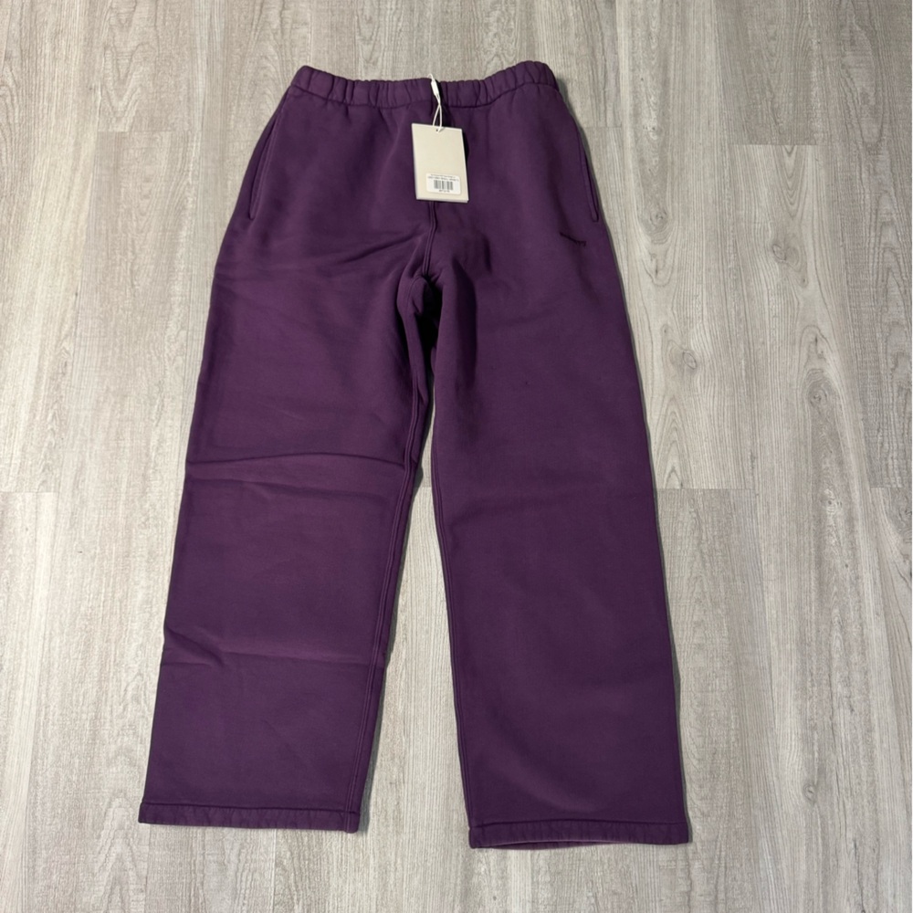 Madhappy NYC exclusive purple shiraz wide leg fleece straight sweatpants